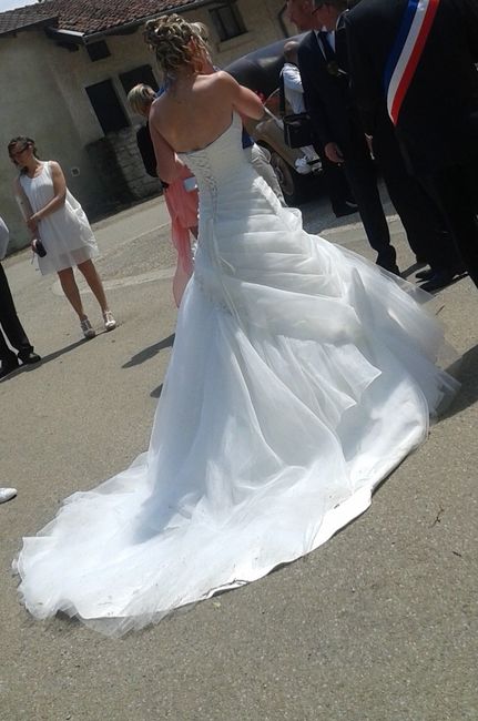 l'arrière de ma robe