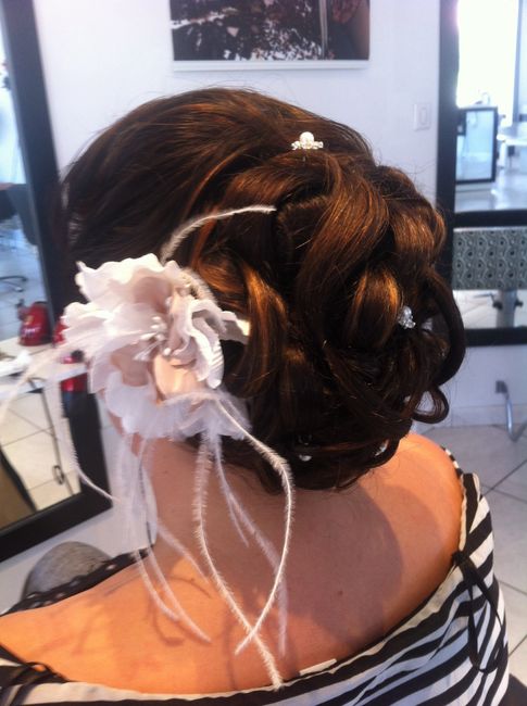 Coiffure côté 
