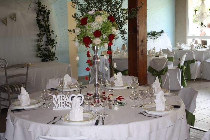 table des mariés