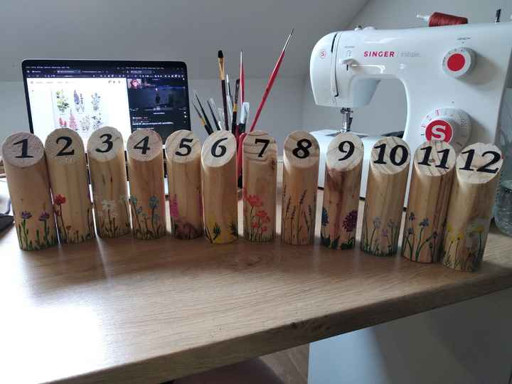 Décoration vintage - table essai - 2