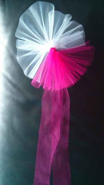 Que faire avec du tulle pour décorer les voitures? - 1