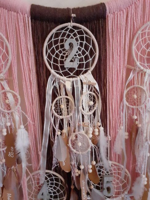 Plan de table attrape rêve 4