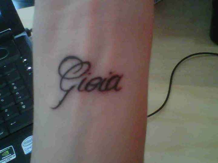 le prénom de ma fille : GIOIA