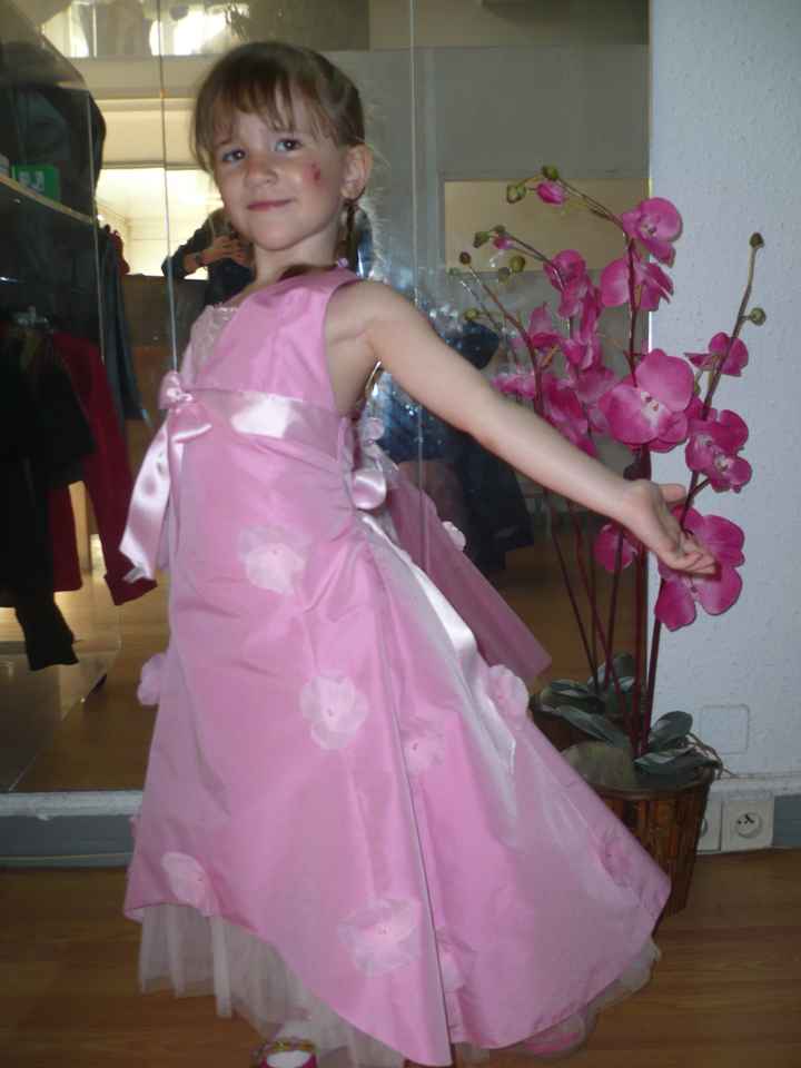 dernier essayage pour ma fille aussi