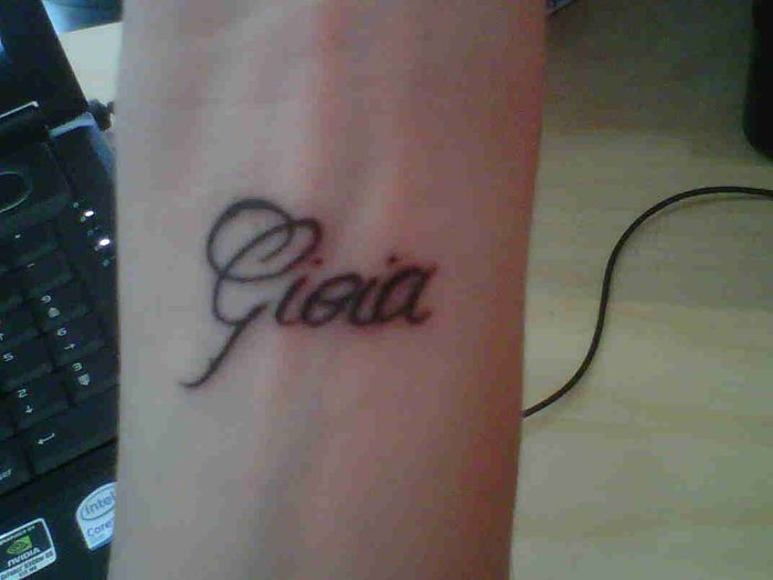 le prénom de ma fille : GIOIA