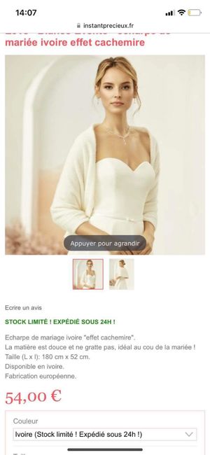 Boutiques pour trouver un boléro/ chauffe-épaules? 1