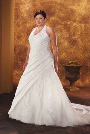 robe blanche pour femmes rondes 