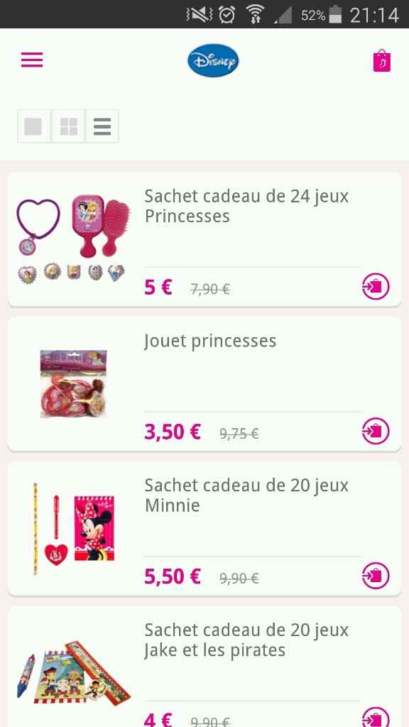 Vente privée disney - 1