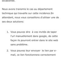 Problème site internet mariage.net - 1