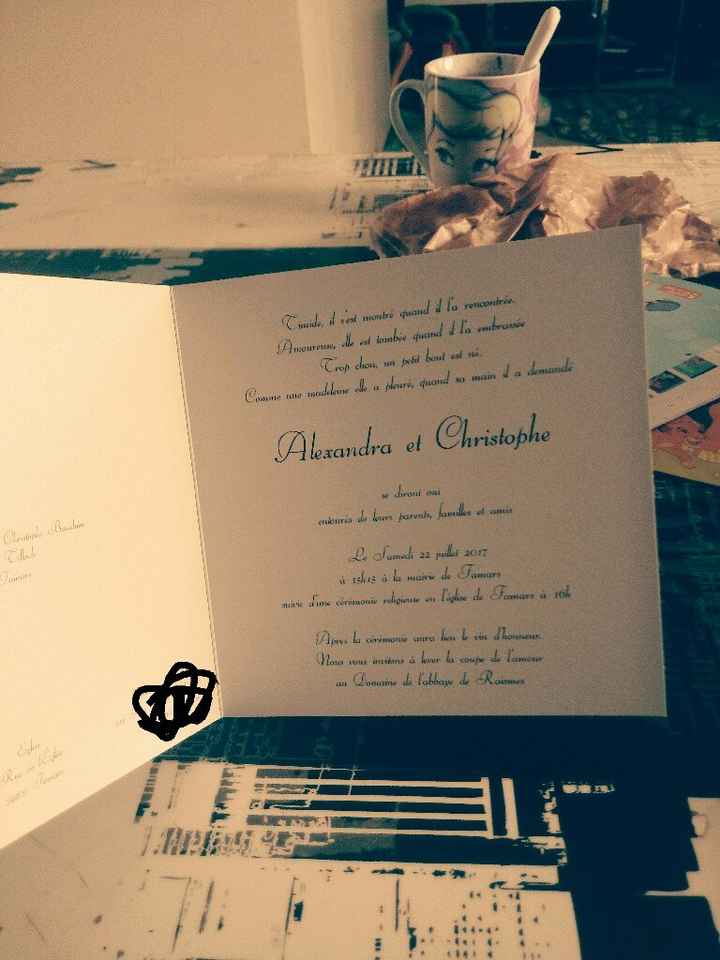 Faites voir vos faire part :) - 3