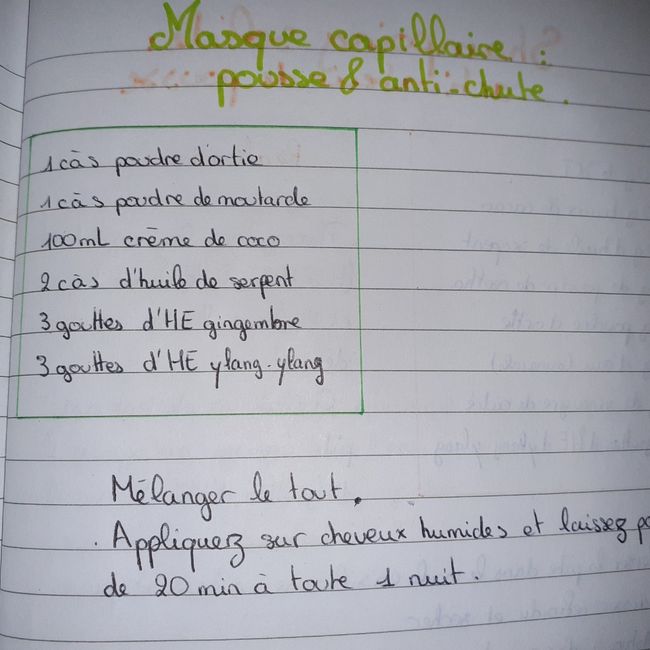 Conseil capillaire 🙂 1