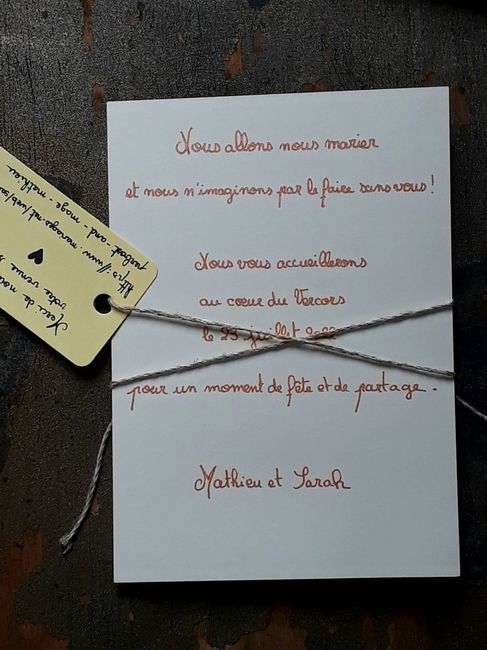 Faire-part mariage 7