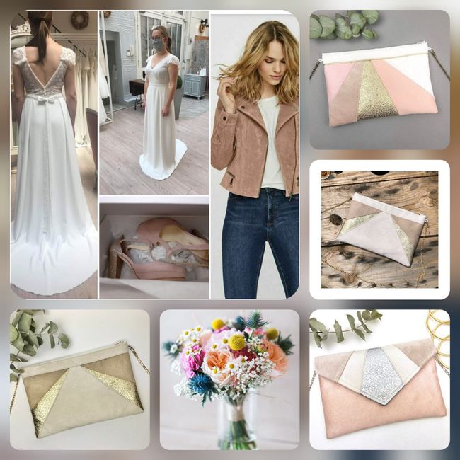 Combien de couleurs dans la tenue de mariée ? 2