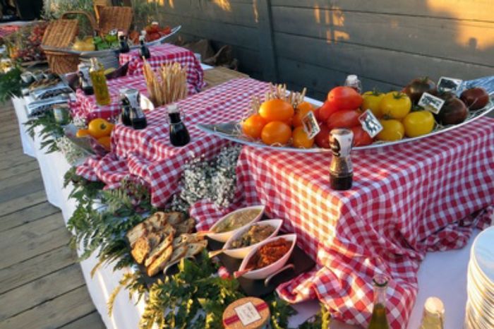 Repas Thème esprit guinguette 1