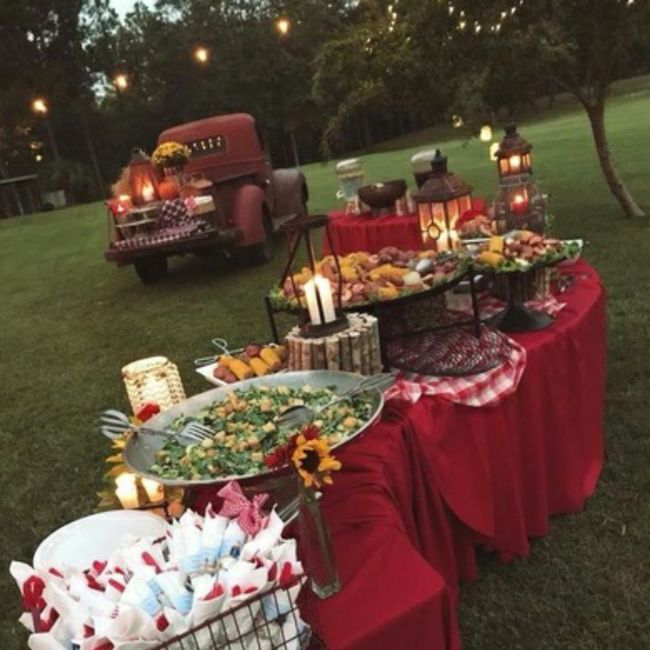 Repas Thème esprit guinguette 2