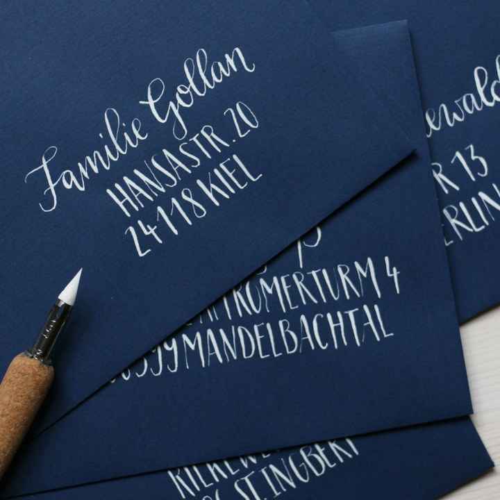Faire-parts rédigées à la main ✍ 💌✍ - 4