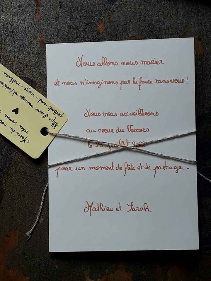 Faire-part mariage - 5