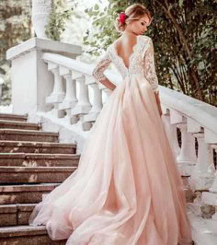 Robe de mariée rose - 1