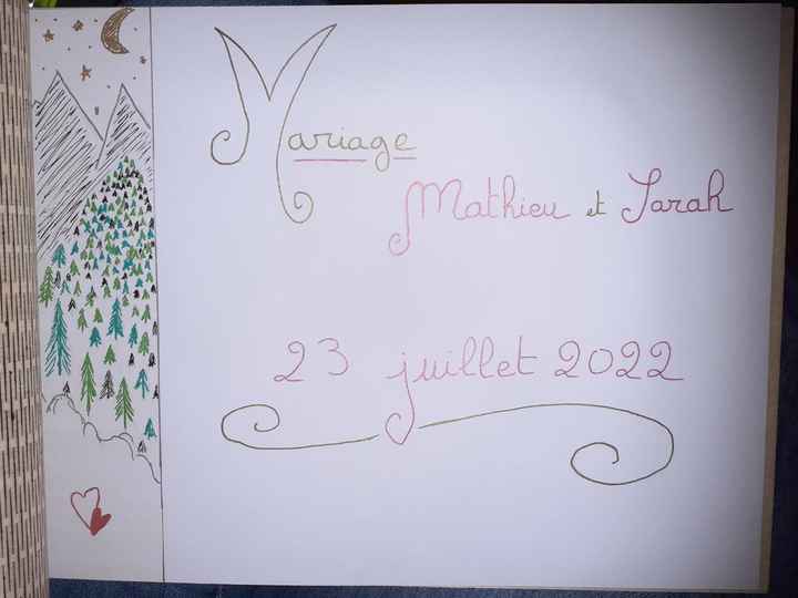 Masking tape pour livre d'or - 2