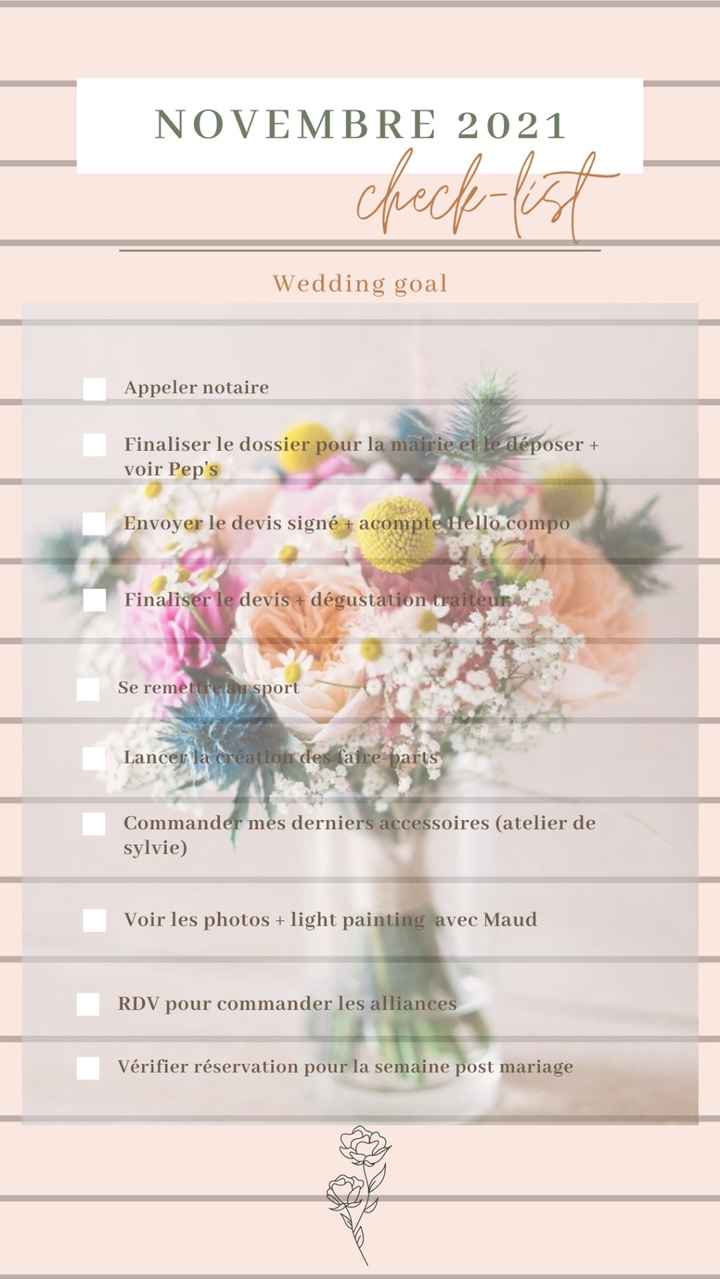 Post motivation : to do list novembre ✒🗒🍂 - 1