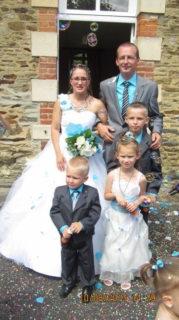 Mes enfants, mon mari et moi