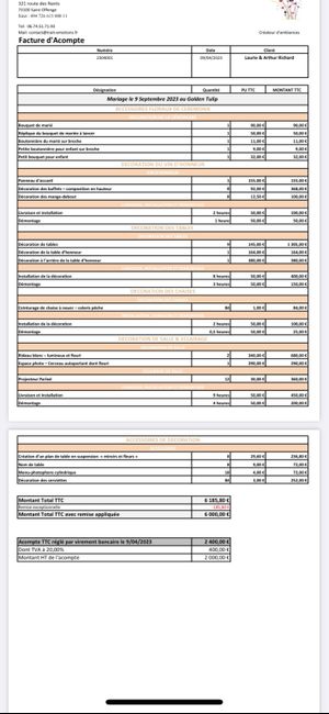 Budget fleurs 🤔 1