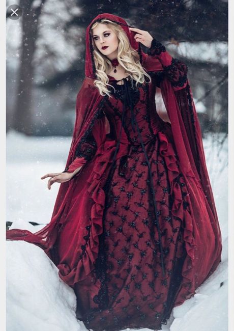 Inspiration mariage baroque gothique chic - 12
