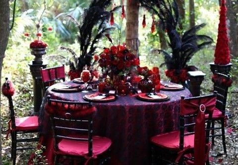 Inspiration mariage baroque gothique chic - 26