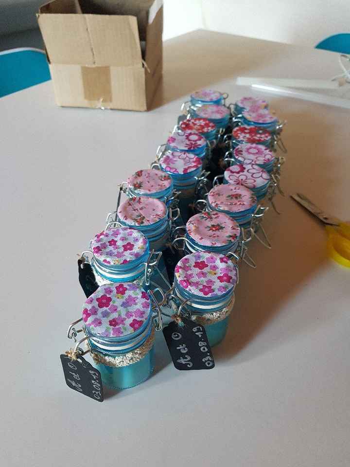 Petites bougies et panneau photobooth - 1