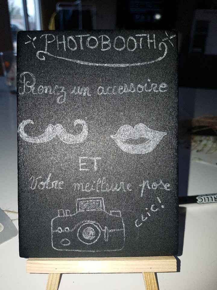 Petites bougies et panneau photobooth - 4