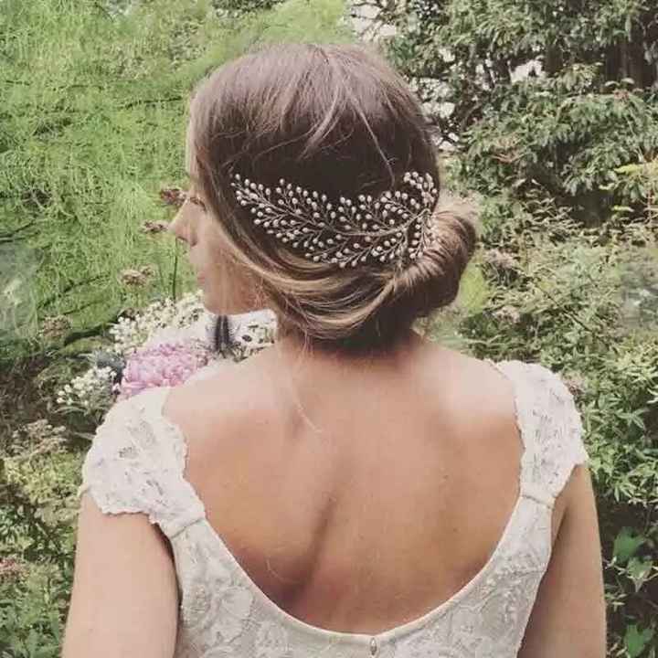 a la recherche de bijoux de cheveux mariée - 3