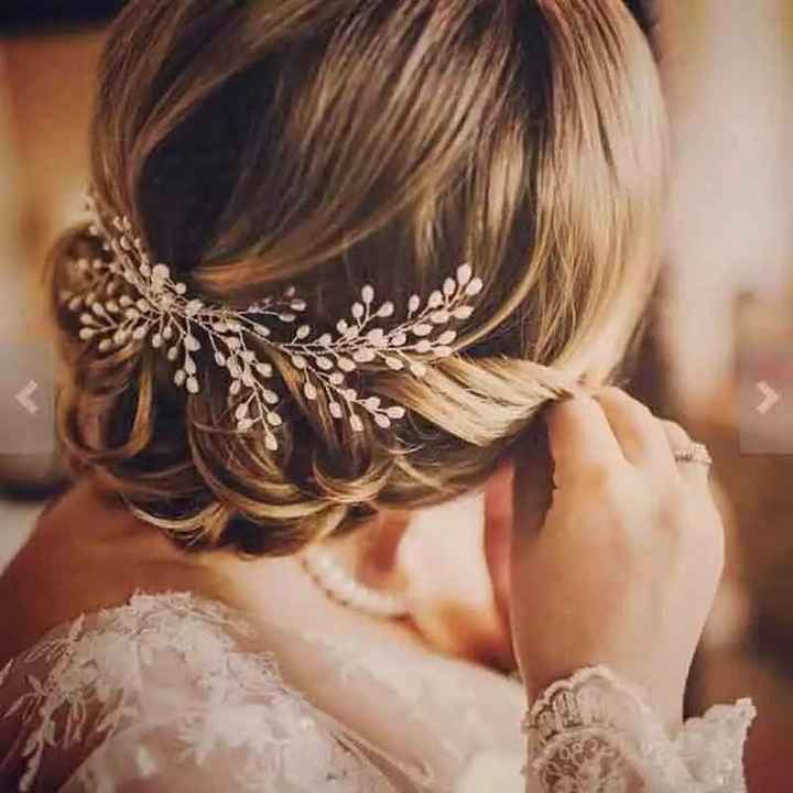a la recherche de bijoux de cheveux mariée - 7