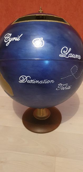 Urne globe mariage 5