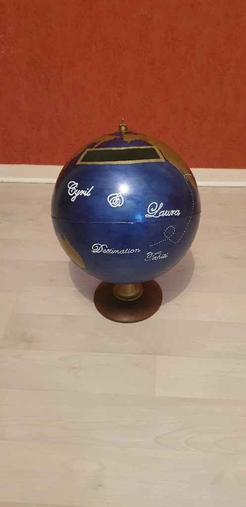 Urne globe mariage - 2