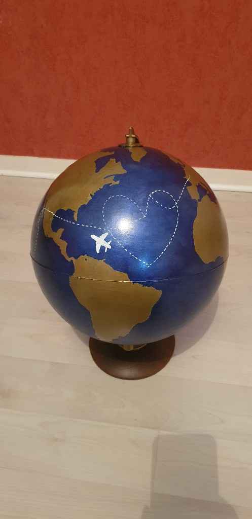 Urne globe mariage - 3