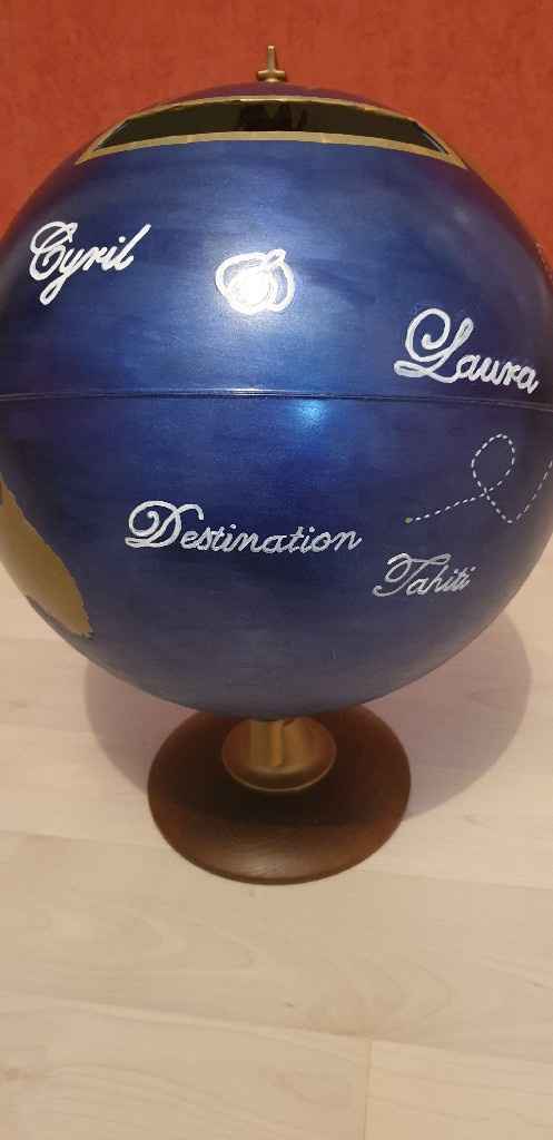 Urne globe mariage - 5