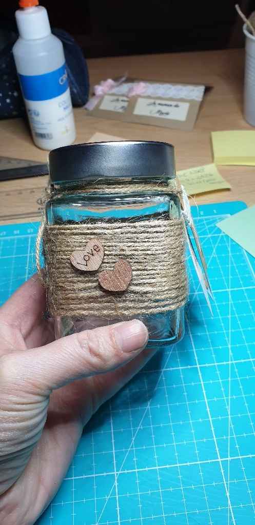 Déco cadeau invités bougie - 1