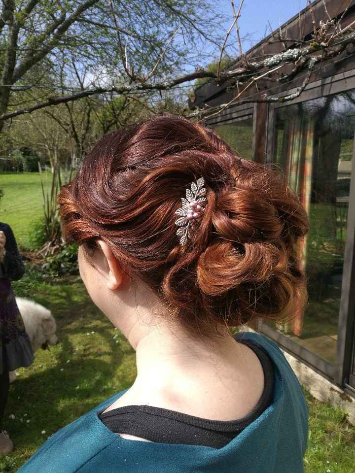 Essai coiffure maquillage et premières retouches robe - 2