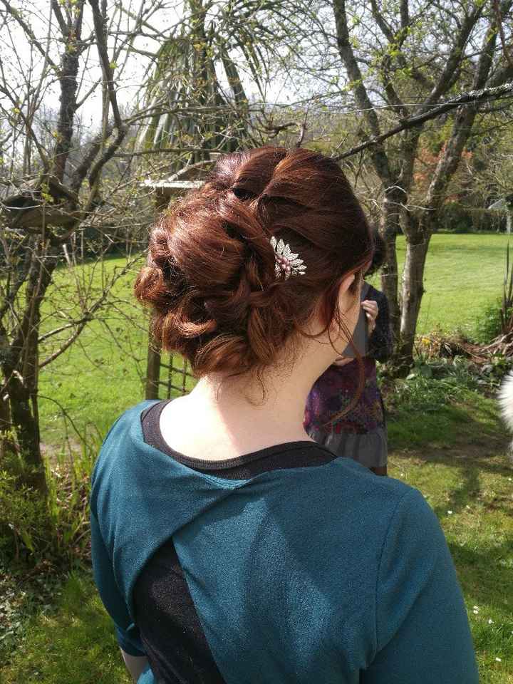 Essai coiffure maquillage et premières retouches robe - 3