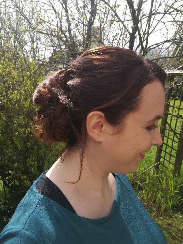 Essai coiffure maquillage et premières retouches robe - 4