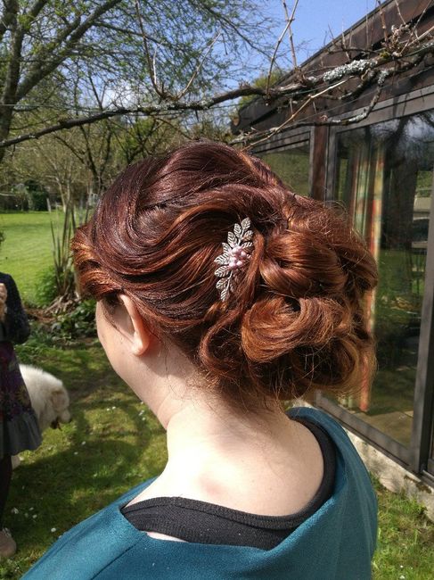 Essai coiffure maquillage et premières retouches robe - 2