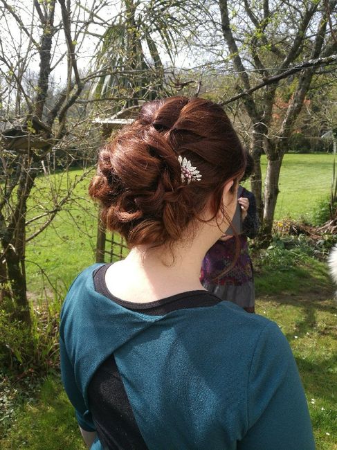 Essai coiffure maquillage et premières retouches robe - 3