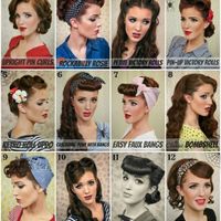 2- superbe coiffure pin-up diy : rockabilly rosie - 4