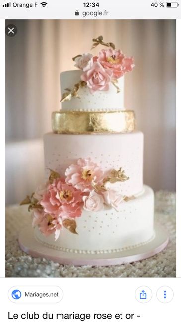 Wedding cake et macarons 1