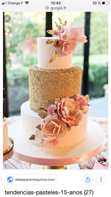 Wedding cake et macarons 2