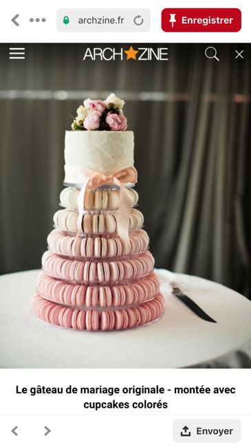 Wedding cake et macarons 3