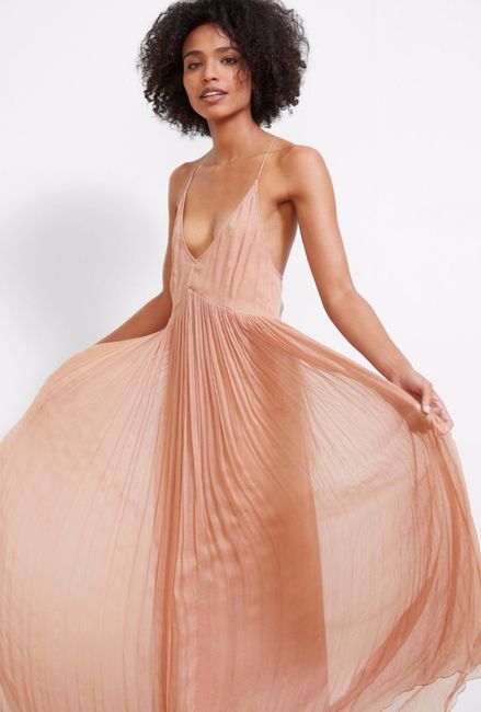 Robe demoiselle Peche