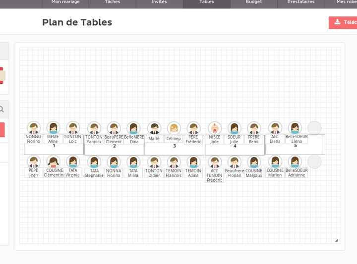 mon plan de table