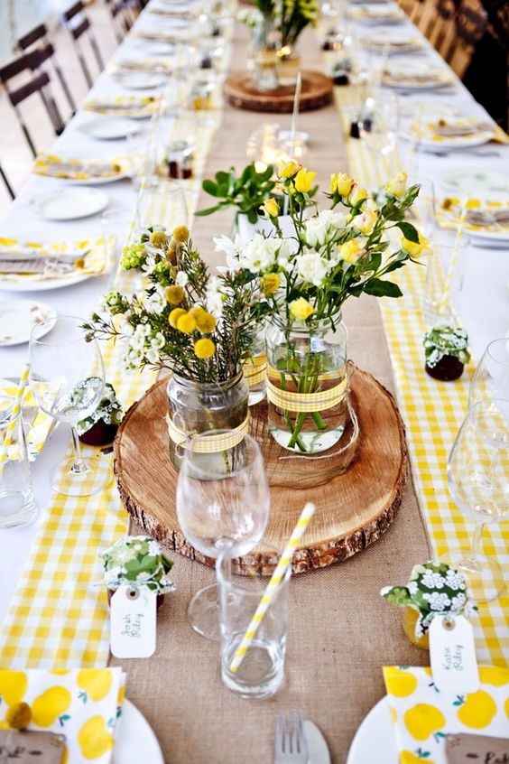 Centre table rondin