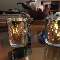 Photophore argent mercurisé